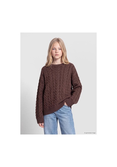 LC Waikiki Alıta Cıty Farkıyla Lcw Kids Kahverengi Saç Örgülü Kız Çocuk Triko Kazak Kahverengi - 925577563 Kahverengi LC Waikiki Alıta Cıty Farkıyla Lcw Kids Kahverengi Saç Örgülü Kız Çocuk Triko Kazak Kahverengi - 925577563 Kahverengi