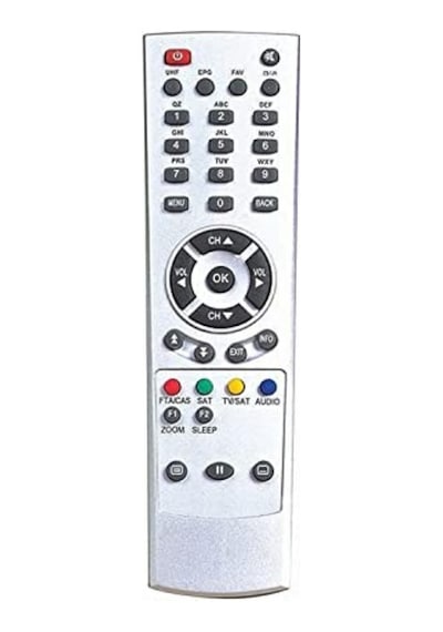 Uydu Alıcılı Led Televizyon Kumandası Kırmızı Logolu Model