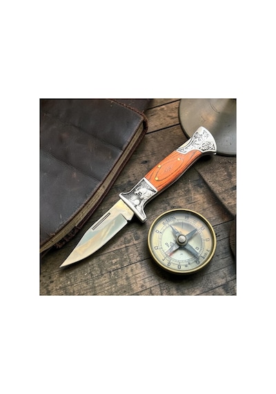 Manuel Cep Kamp Çakısı 19cm Siyah