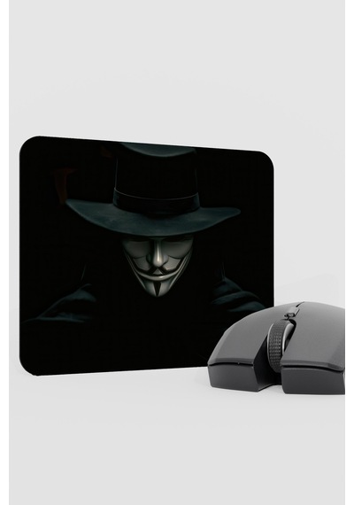 V For Vendetta V4 22x18 Gaming Kauçuk Kaymaz Taban Mouse Pad Fare Altlığı