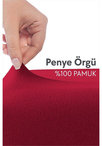 Calmera | %100 Pamuk  Penye Lastikli Çarşaf |  Çift Kişilik - Battal - King |
