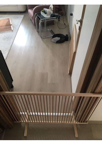 Sık Aralıklı Ahşap Köpek Çiti (Yükseklik 70 cm.)