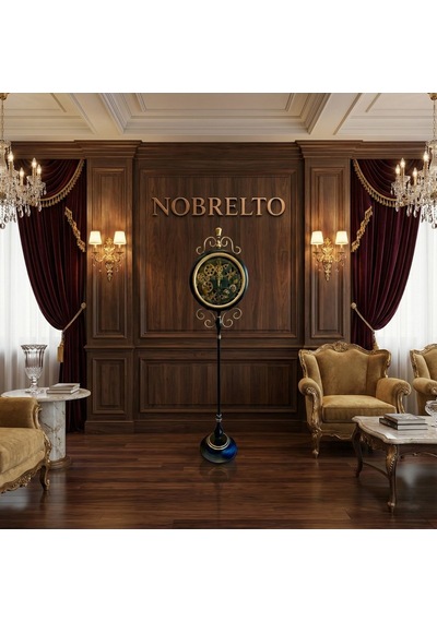 Nobrelto 3604 Luxury Serisi 180 Cm Dekoratif Ayaklı İskelet Saat