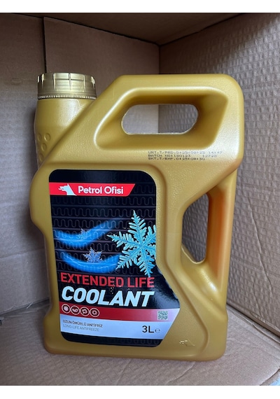 Petrol Ofisi Coolant Kırmızı Antifriz 3 L 2025 Ağustos