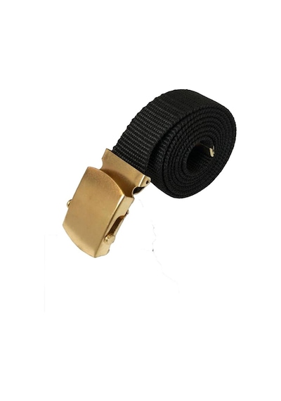Siyah Metal Tokalı Kemer - Askeri Outdoor Taktik Palaska