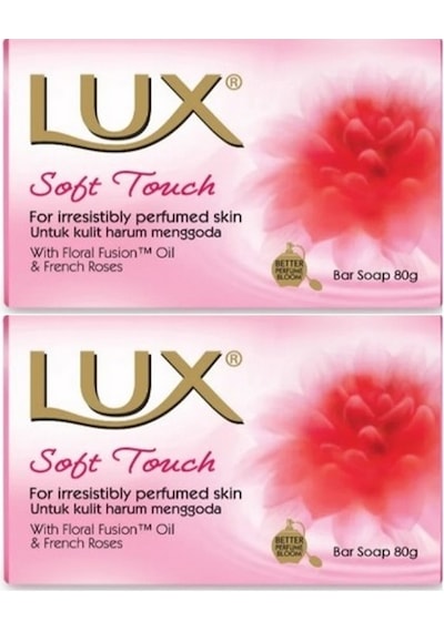 Lux Sabun 80gr Soft Touch Yumuşak Dokunuş 2 Li Set