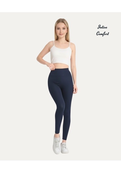 Intive Comfort Premium Dalgıç Kumaş Arka Bel Logo Detaylı Toparlayıcı Yüksek Bel Tayt Lacivert Intive Comfort Premium Dalgıç Kumaş Arka Bel Logo Detaylı Toparlayıcı Yüksek Bel Tayt Lacivert