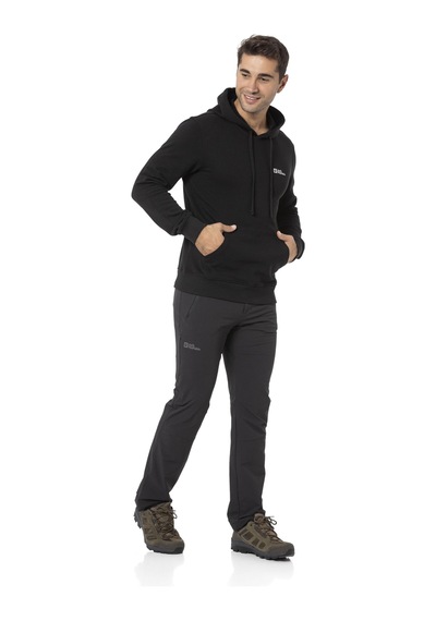 About Blank Jack Wolfskin Kapüşon Yaka Sweatshirt Tommy Hoody, M, 5003079351, Siyah, Erkek Acı Kahverengi