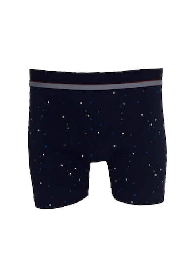 Blackspade Erkek Pamuklu Boxer - Lacivert Baskılı