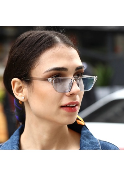 Livia Mavi Kadın Güneş Gözlüğü Beyaz