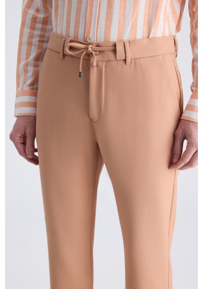 Twn Slim Fit Tarçın Armürlü Rayon Jogger Pantolon 2ec03kv723500 T30