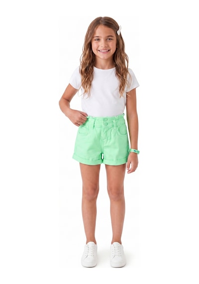 Onloox Kız Çocuk Neon Yeşil Kız Çocuk Neon Yeşil Pamuklu Gabardin Normal Kalıp Beli Lastikli Bileklik Aksesuarlı Şort 3-4 Yaş Onloox Kız Çocuk Neon Yeşil Kız Çocuk Neon Yeşil Pamuklu Gabardin Normal Kalıp Beli Lastikli Bileklik Aksesuarlı Şort 3-4 Yaş