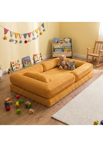 Miniwood Montessori Yatak Oyun Alanlı Bebek Yer Yatağı Sünger Çocuk Karyola 100 x 150 CM Miniwood Montessori Yatak Oyun Alanlı Bebek Yer Yatağı Sünger Çocuk Karyola 100 x 150 CM