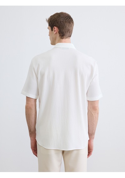 Lcw Vision Beyaz Regular Fit Erkek Basic Gömlek