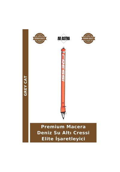 Premium Macera Deniz Su Altı Cressi Elite İşaretleyici Çok Renkli