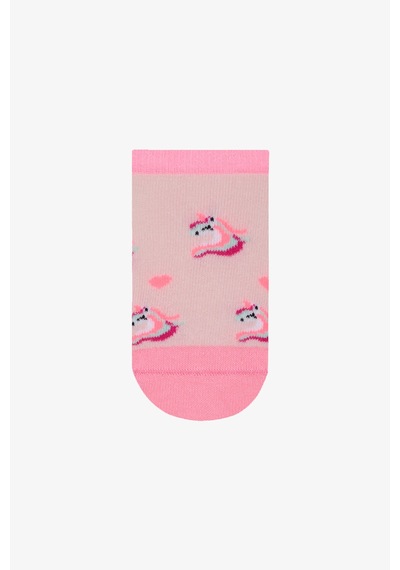 Penti Kız Çocuk Unicorn Heart 4lü Çok Renkli Patik Çorap