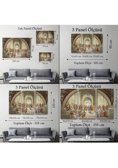 Es10 KY Özel Atina Okulu Tablosu - Raffaello Sanzio-6642 (125 x 210)