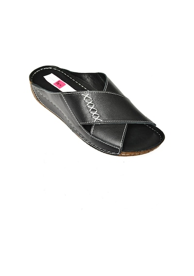 Fox Shoesp555091203 Siyah Hakiki Deri Comfort Ortopedik Taban Kadın Terlik Siyah Fox Shoesp555091203 Siyah Hakiki Deri Comfort Ortopedik Taban Kadın Terlik Siyah