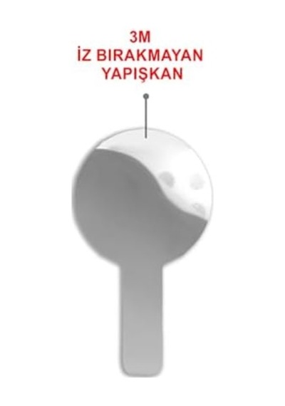 Standlı Silikon Vantuzlu Telefon Sabitleyici Ve Masa Üstü Tutucu Sky161 Beyaz İle Uyumlu