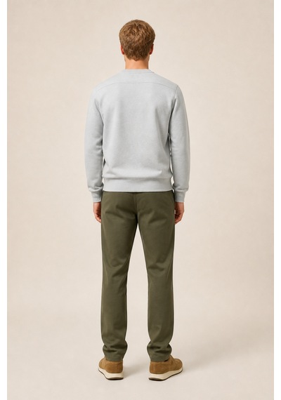 Redline Clavin Erkek Regular Fit Yeni Sezon Pamuklu Sweatshirt Gri