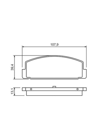 Mazda 6 2.0 2002-2012 Bosch  Arka Balata Wva24045