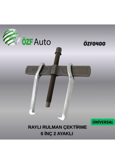 Özf0400 6 İnç 2 Ayaklı Raylı Rulman Çektirme