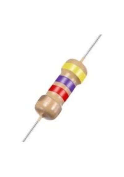 4.7k Ohm 1/4 Watt Direnç 10 Adet Pcs