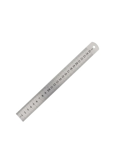 Çelik Cetvel 25 Cm 1
