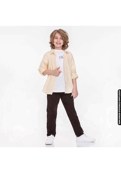 Xo Kids Erkekk Ot Pantolon 8-14 Yaş 64733 Epnt12029 Siyah 001