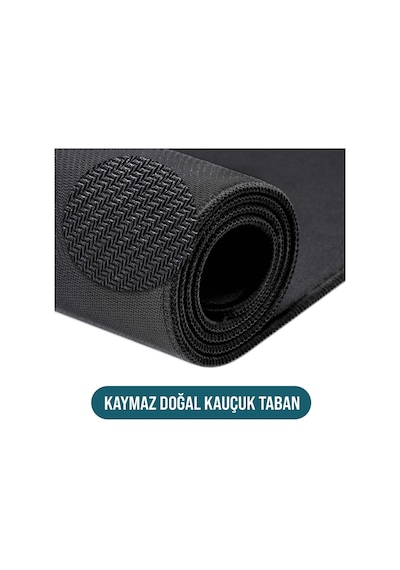 Klasse Pro - 4 Farklı Model Dikişli Kenar 100x50 Cm Oyuncu Gaming Mouse Pad Dark Grey Map Line