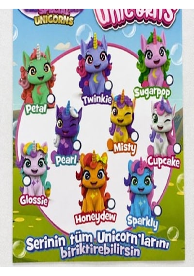 Washy Unicorns Unicornunu Ortaya Çıkar Sürpriz Unicorn Figürü 1 Adet