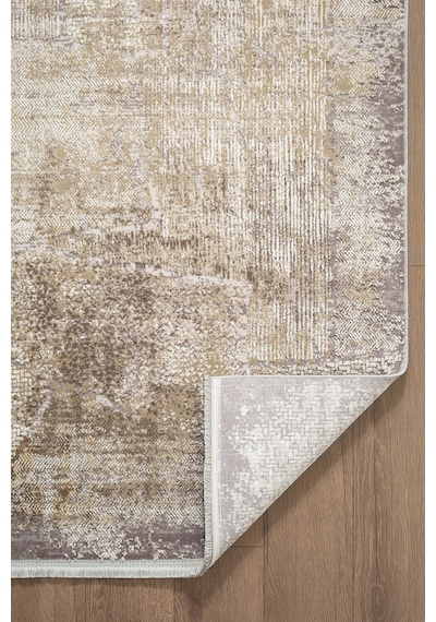 Matris Mı002b Bej Halı Modern Pamuk Taban Akrilik Tozuaz Salon Yatak Odası Koridor Halısı-1329