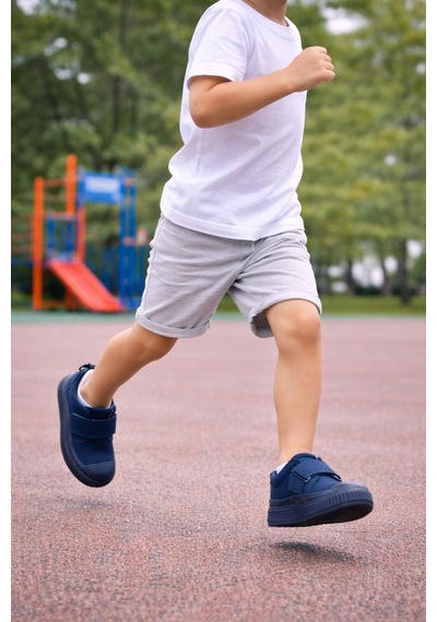 Muggo Rony Cırtlı Delikli Günlük Nefes Alabilen Unisex Çocuk Sneaker Spor Ayakkabı Lacivert Muggo Rony Cırtlı Delikli Günlük Nefes Alabilen Unisex Çocuk Sneaker Spor Ayakkabı Lacivert
