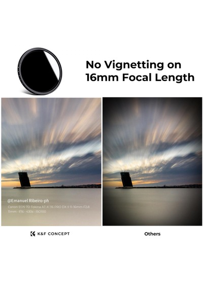 K&f Concept 58 MM ND2-ND400 Varıable ND 1-9 Arası Değişken Filtre