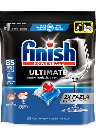 Finish Ultimate Bulaşık Makinesi Deterjanı Kapsül Tablet 85 Adet