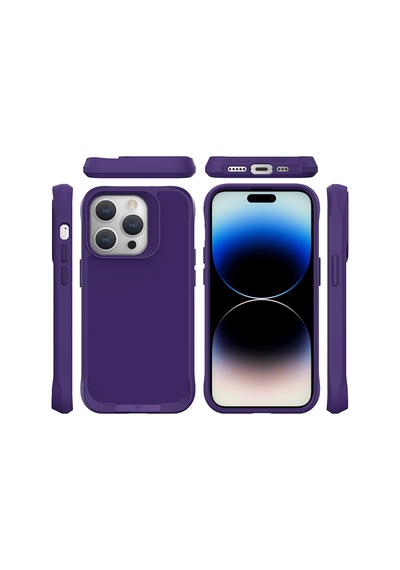 Bix Apple Uyumlu iPhone 14 Pro Max Vortex Magsafe Kılıf Stand Özellikli 3x Korumalı Mikro Fiber İç Yüzey Koyu Mor Bix Apple Uyumlu iPhone 14 Pro Max Vortex Magsafe Kılıf Stand Özellikli 3x Korumalı Mikro Fiber İç Yüzey Koyu Mor