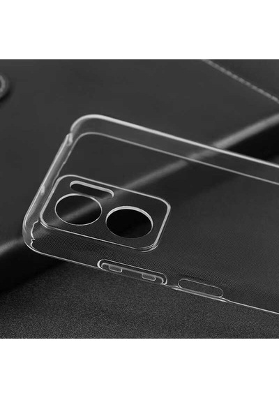 Zore Redmi 10 5g Kılıf Omsy Süper Silikon Kapak - Renksiz