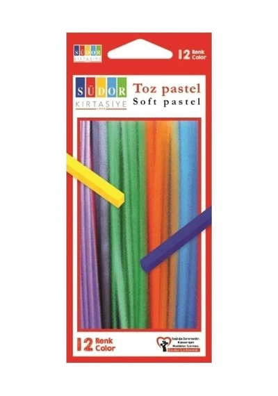 Toz Pastel Boya 12 Renk Bs-97 Karışık