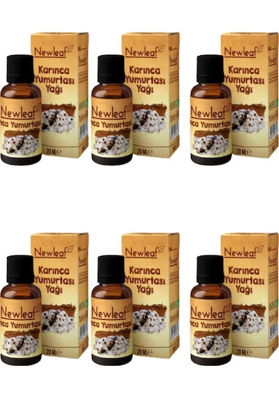 Newleaf Tüy Azaltıcı Karınca Yumurtası Yağı 20 ML x 6