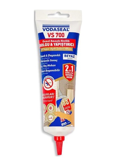 Vs700 400gr Tüp Akrilik Dolgu Yapıştırıcı 1 Adet Diğer