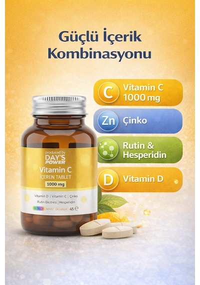 Day's Power C Vitamini 30 Kapsül