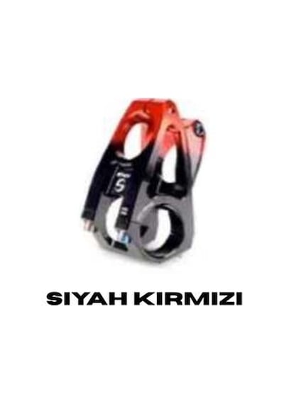 Wake Aluminyum Cnc Gidon Boğazı Çift Renk - 31.8mm - 28.6mm - 50mm 0 - Sm004-cnc - Siyah Kırmızı Çok Renkli