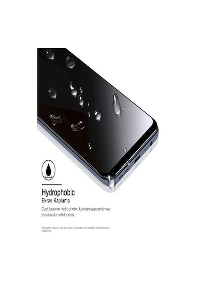 Apple Uyumlu   iPhone 8 ile Tam Kaplayan Privacy Hayalet Temperli Ekran Koruycu Cam Beyaz