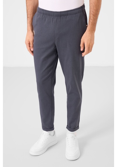 Tommylife Gri Standart Fit Dokuma Hafif Esnek Chino Erkek Pantolon - 82178 Gri