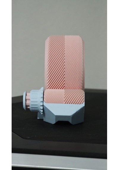 Morfem3d Pembe - Mavi Ayarlanabilir Cep Telefonu Standı Masaüstü Telefon Tutucu