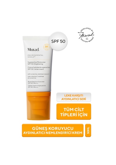 Güneş Koruyucu, Aydınlatıcı Nemlendirici Krem Spf 50- Superactive Spf 50 Moisturizer: Brightening