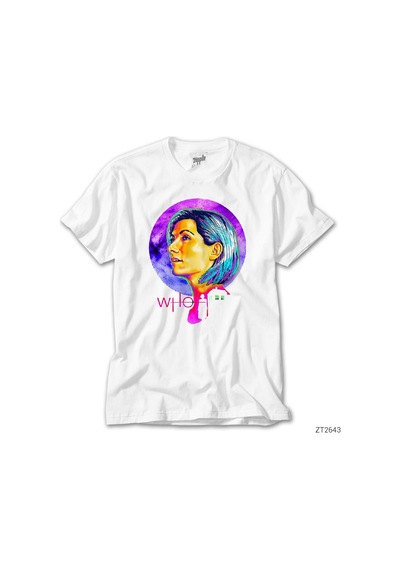 Doctor Who Girl Beyaz Tişört Beyaz