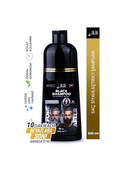 Jaja Black Hair Beyaz Saçları Siyahlaştıran Şampuan 300 Ml
