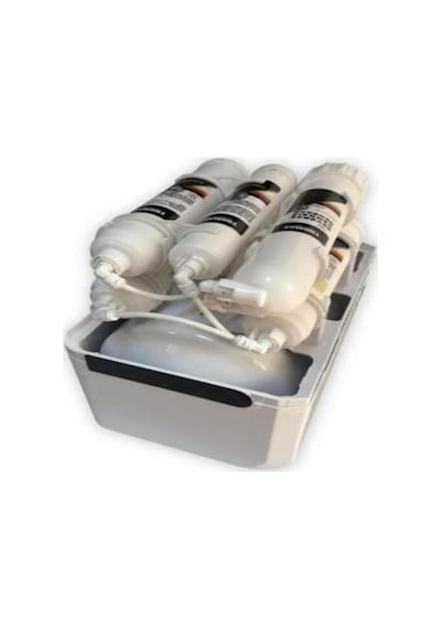 Su Arıtma Cihazı Beyaz Kasa - Dahili 8 Litre Metal Tank Ve Lüx Musluk