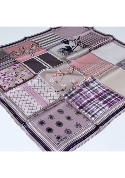 Armine İpek Eşarp Nostalji - 8303-35 Twill - 8128-21